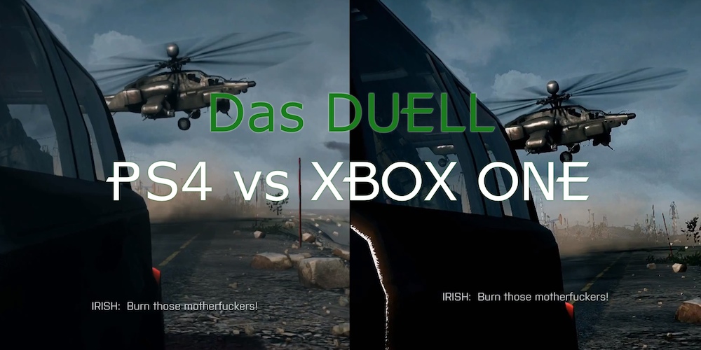 Grafikvergleich PS4 vs XBOX ONE