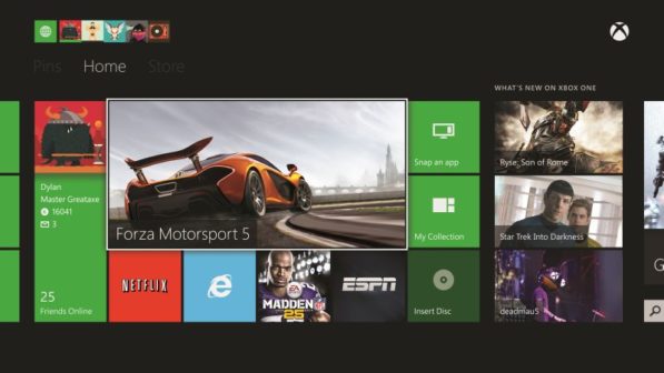 xbox one dashboard home us 3p1