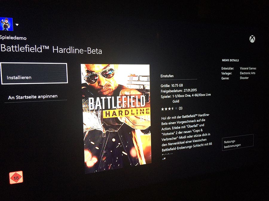 Battlefield Hardline Beta - Xbox One
