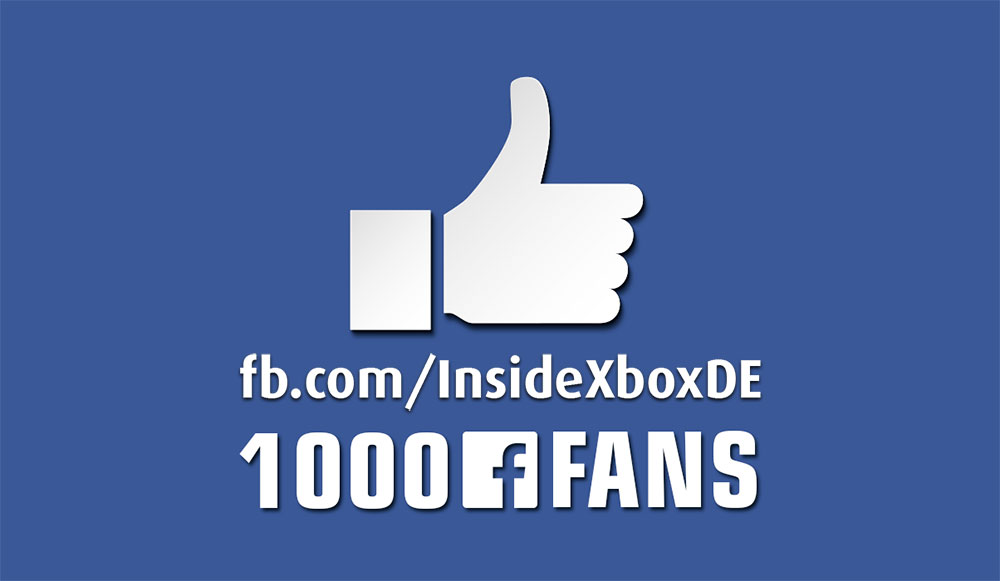 InsideXbox.de - 1000 Likes facebook