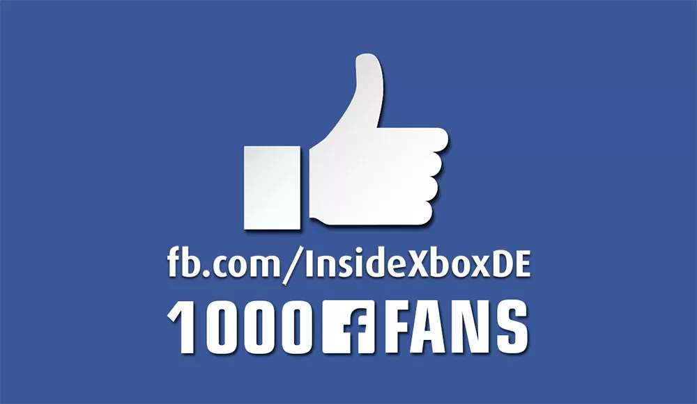 InsideXbox.de - 1000 Likes facebook