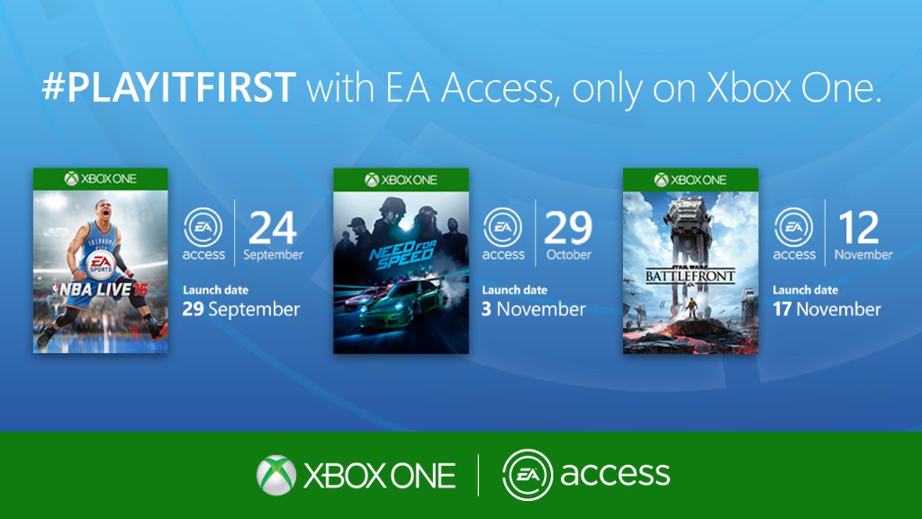 EA Access: PLAY IT FIRST