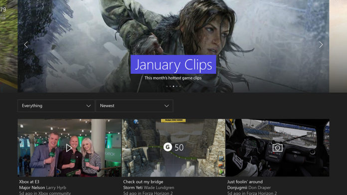 Xbox One Preview - Januar 2016 Xbox One Preview - Januar 2016
