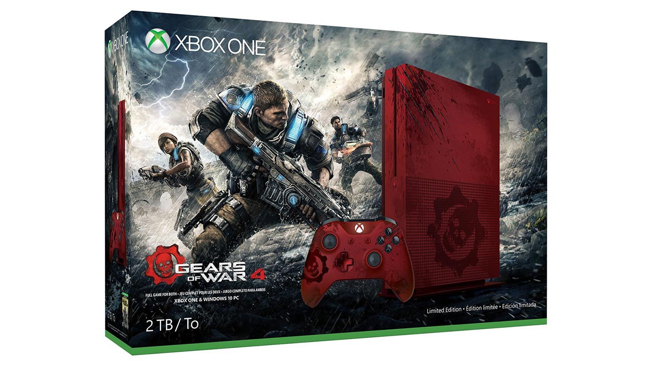 Xbox One S Gears of War 4 Limited Edition offiziell