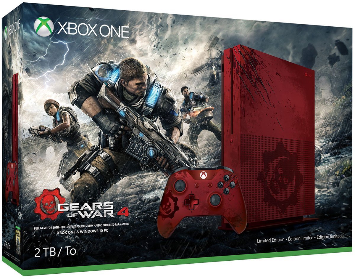 Xbox One S Gears of War 4 Limited Edition offiziell