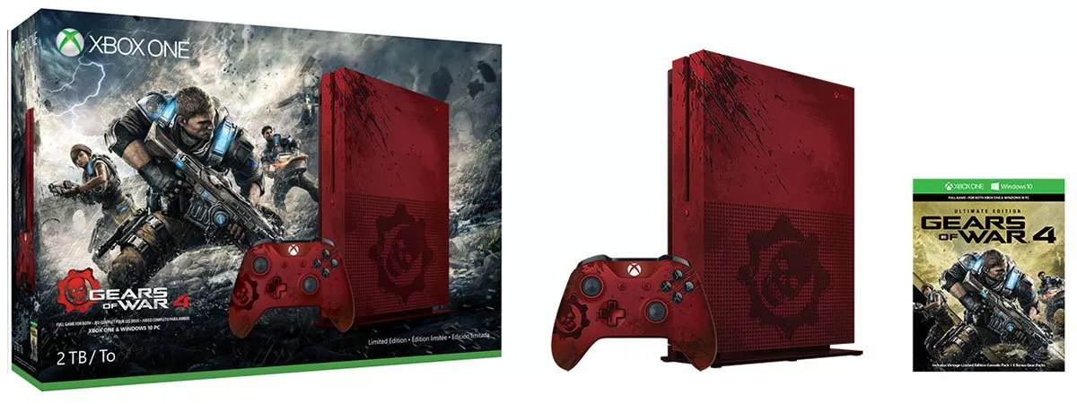 Xbox One S Gears of War 4 Limited Edition
