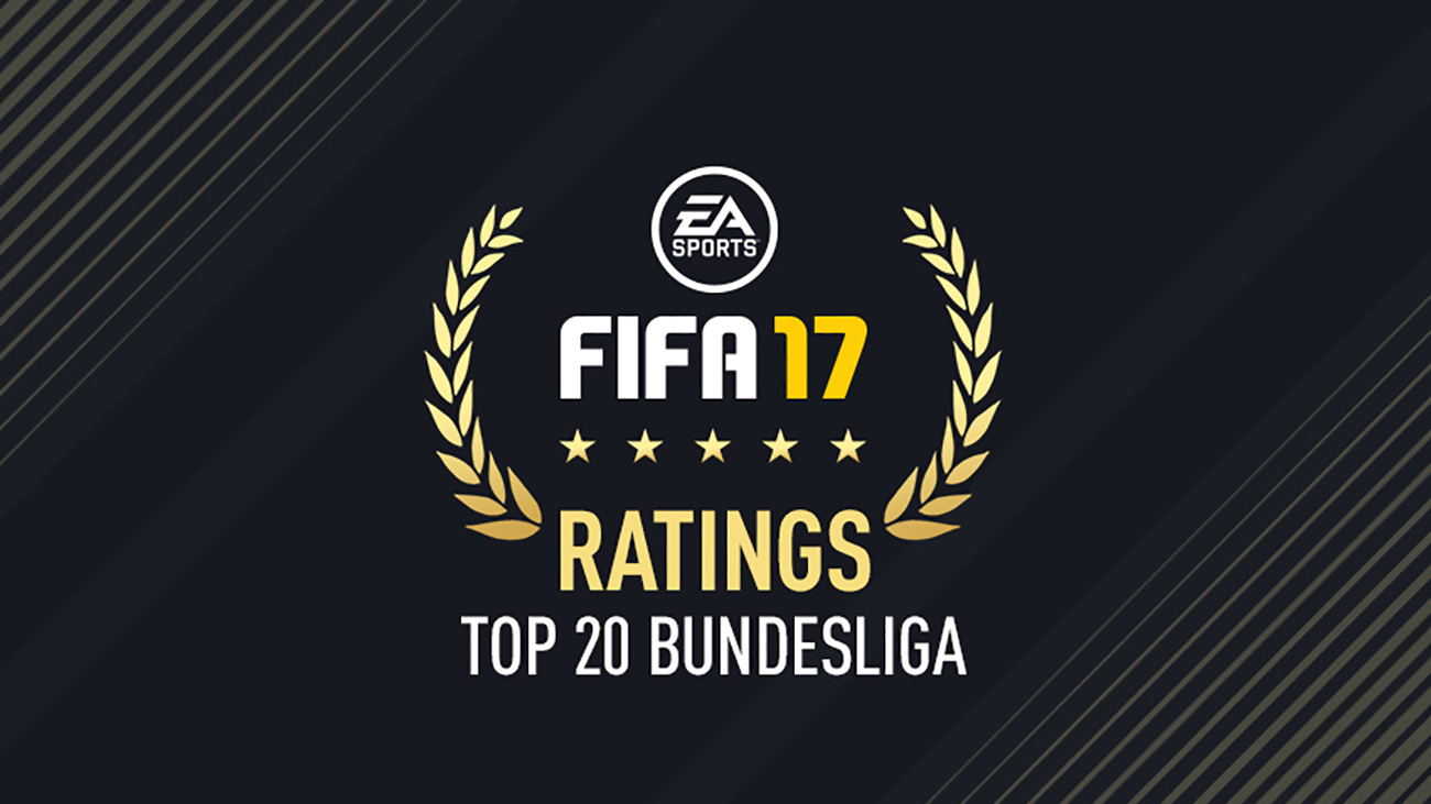 FIFA 17: Das sind die 20 besten Bundesligaspieler im Spiel