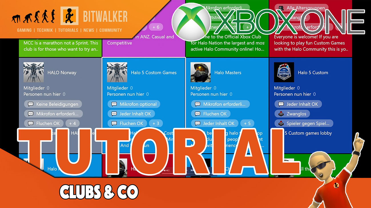 Xbox Live: Clubs von Bitwalker im Video vorgestellt