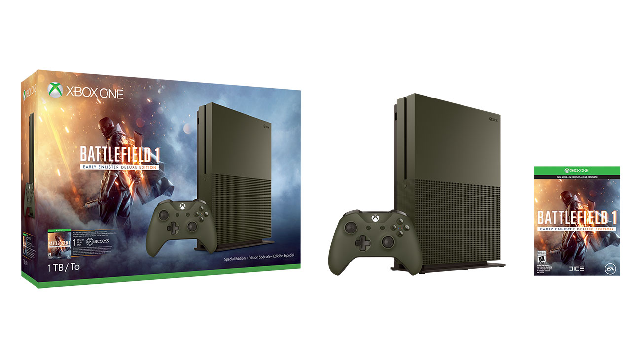 Xbox One S Battlefield 1 Special Edition Bundle