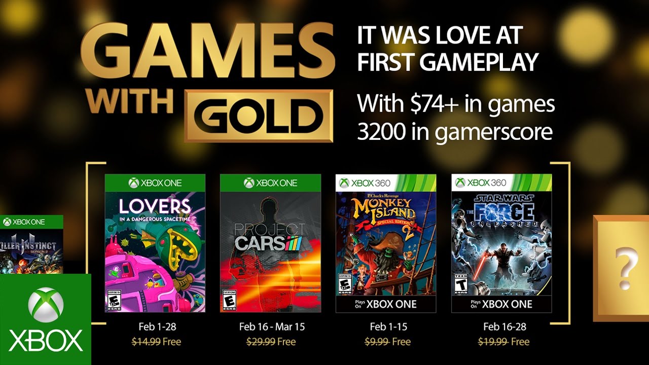 Games with Gold Februar 2017