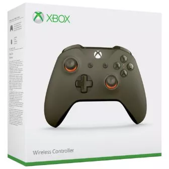 Xbox One Wireless Controller in Green/Orange