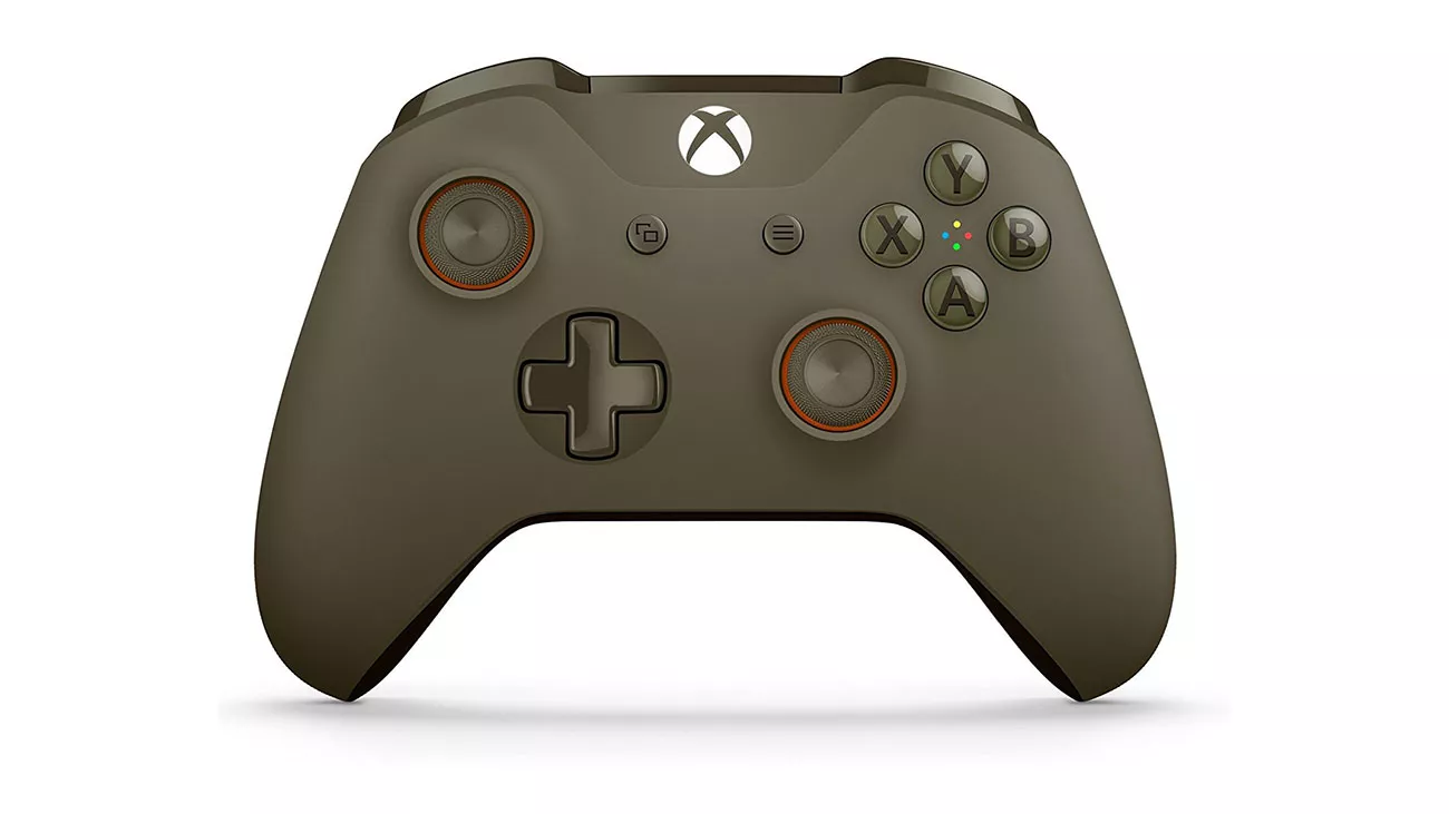 Xbox One Wireless Controller in Green/Orange