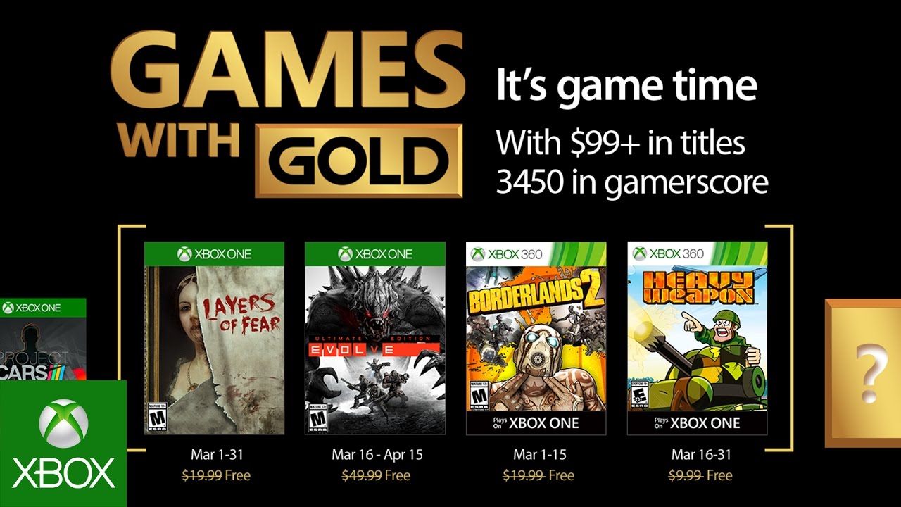 Games with Gold - März 2017