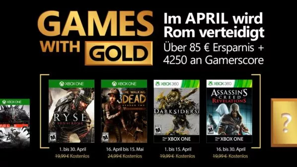 Games with Gold: Das sind eure kostenlosen Spiele im April 24 Games with Gold April 2017