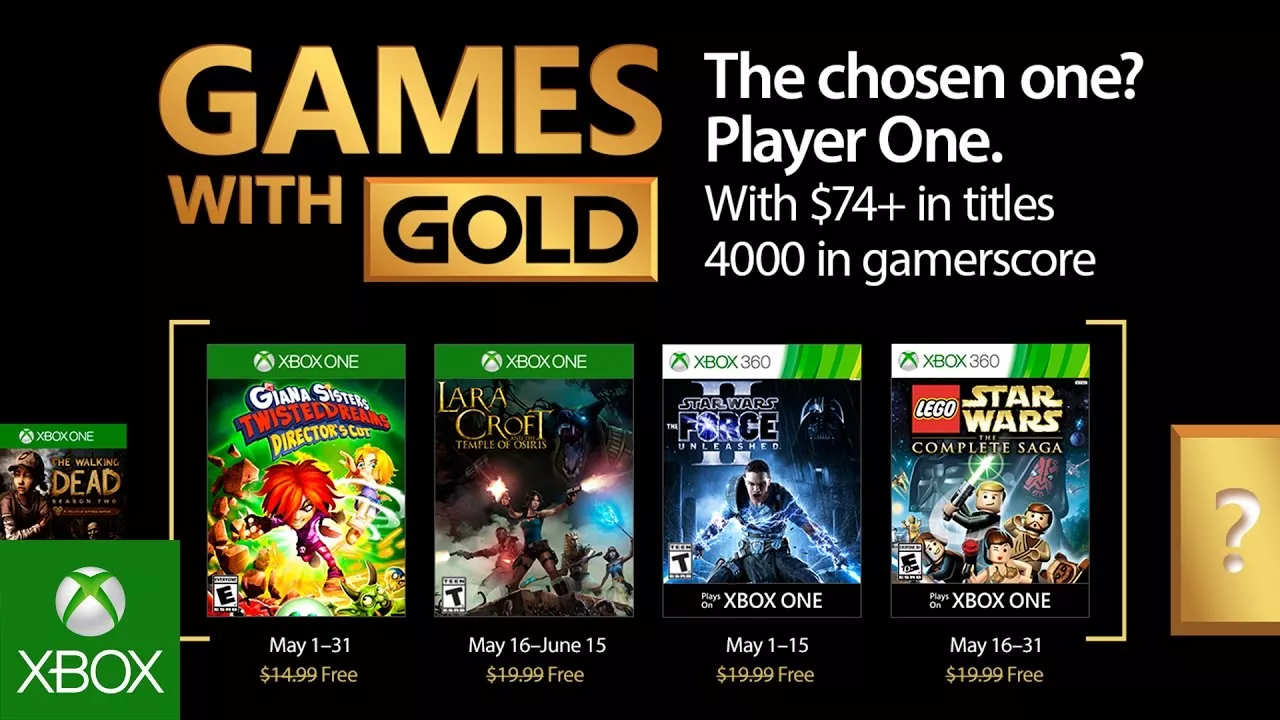 Games with Gold: Mai 2017