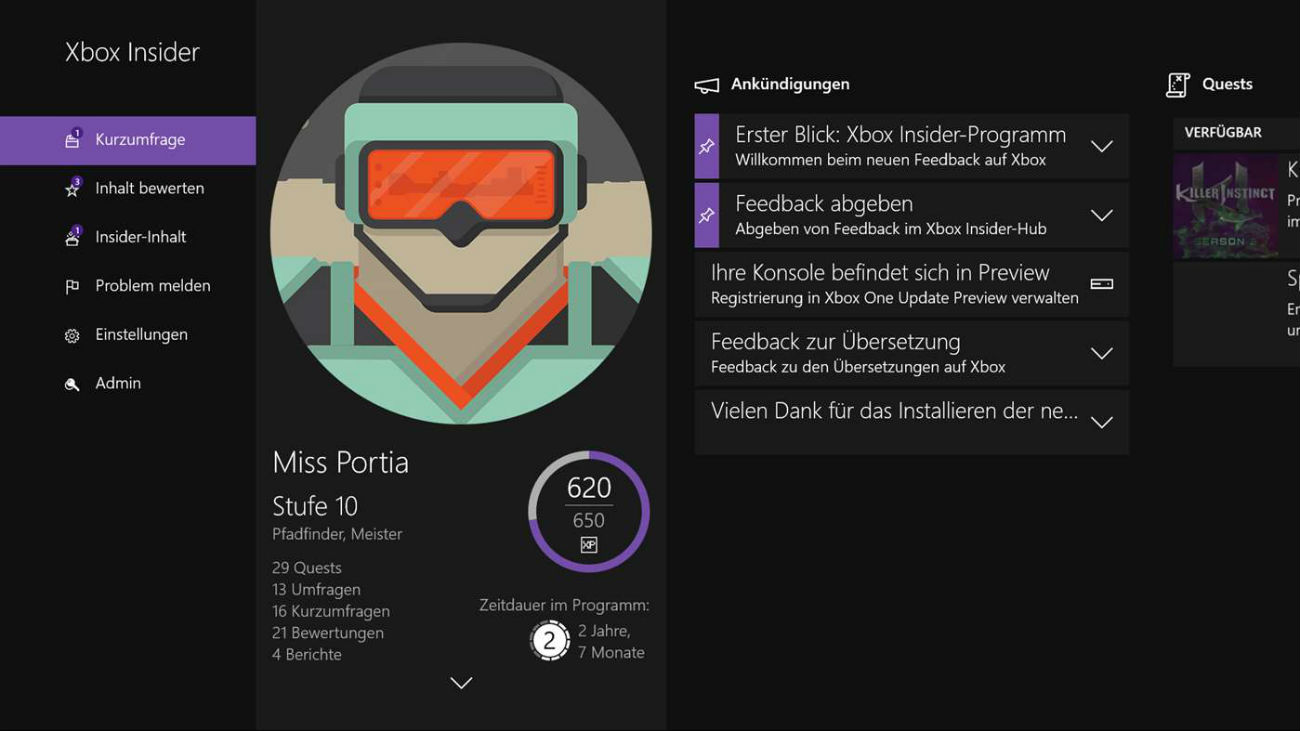 Xbox Insider-Hub App