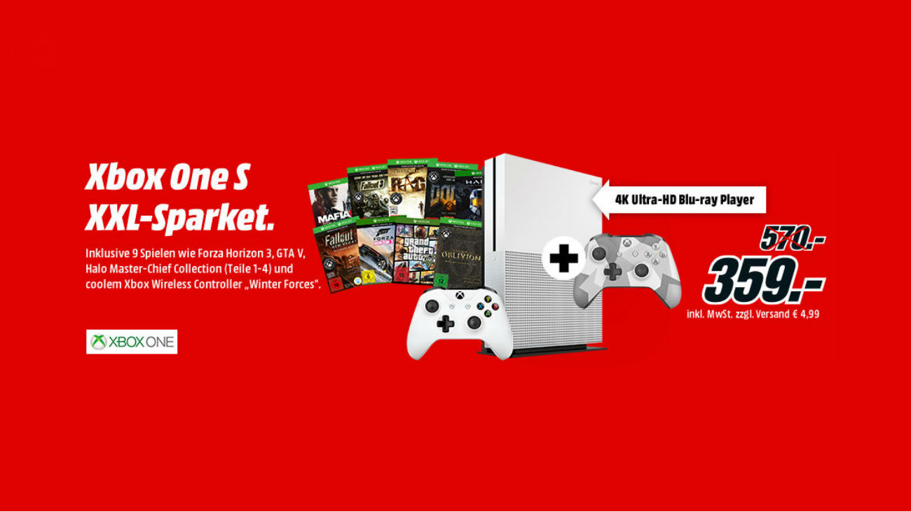 Xbox One S - XXL Sparpaket