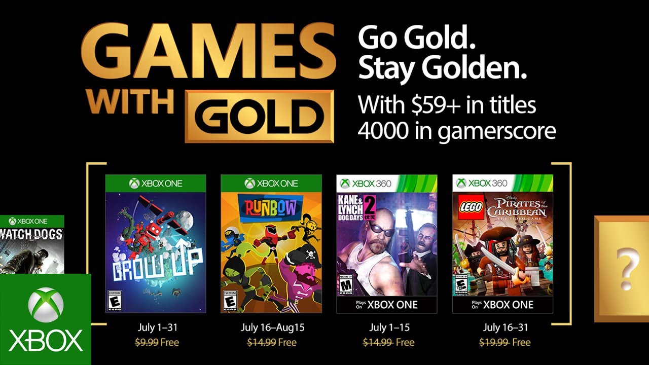 Games with Gold - Juli 2017