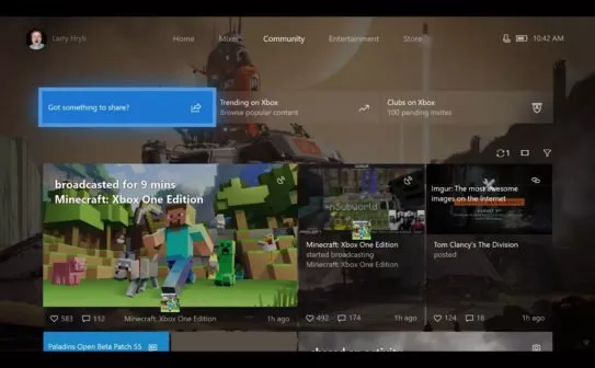 Xbox One Dashboard - Preview Herbst 2017