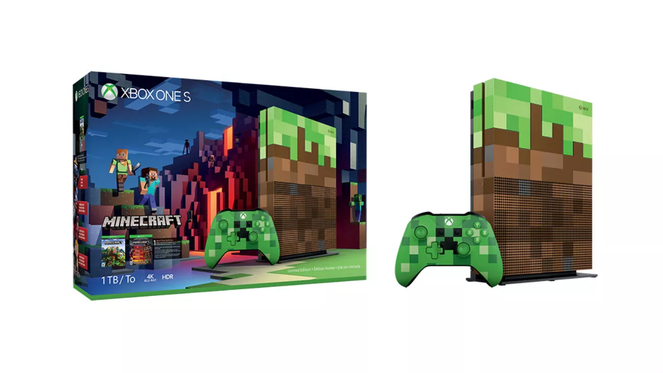 Xbox One S Minecraft Limited Edition Bundle