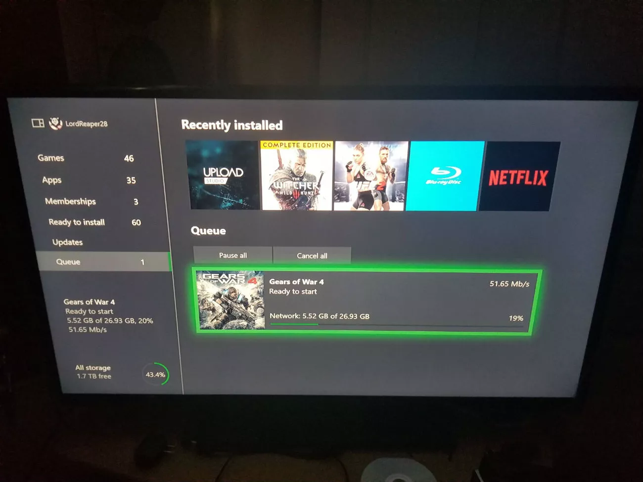 Gears of War 4 - Xbox One X Update
