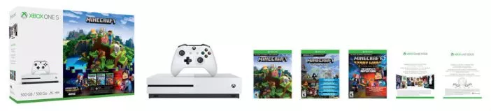 Xbox One S Minecraft Complete Adventure Bundle