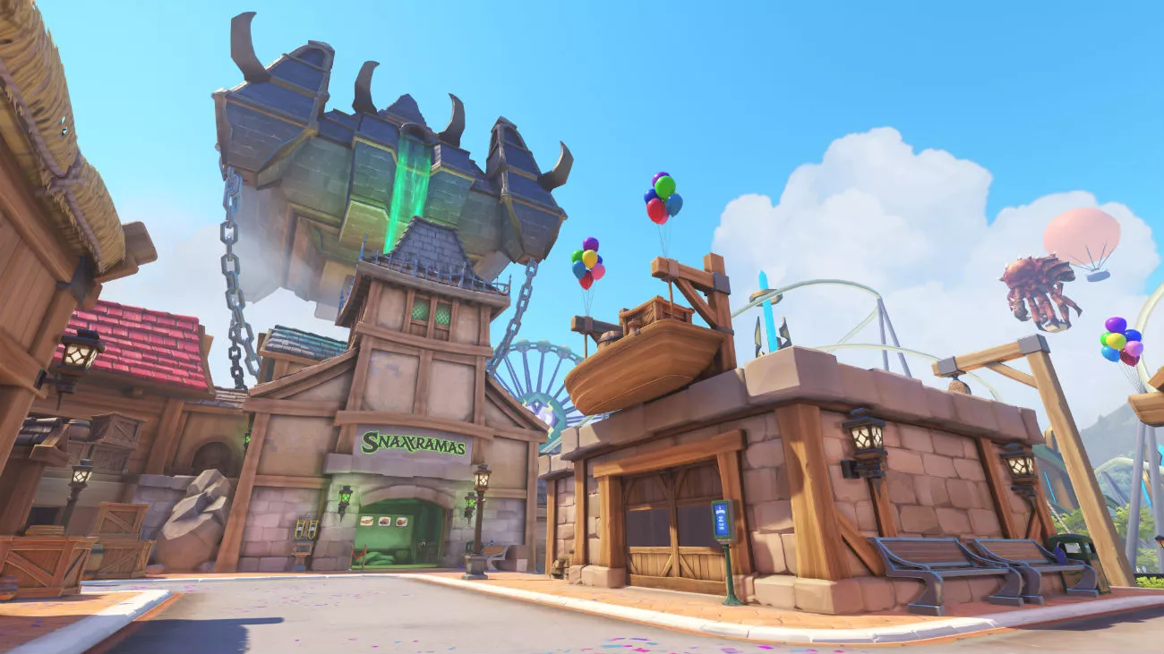 Overwatch Blizzard World Map