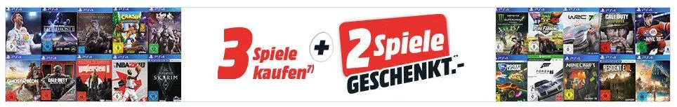 Media Markt: 5 für 3 Aktion