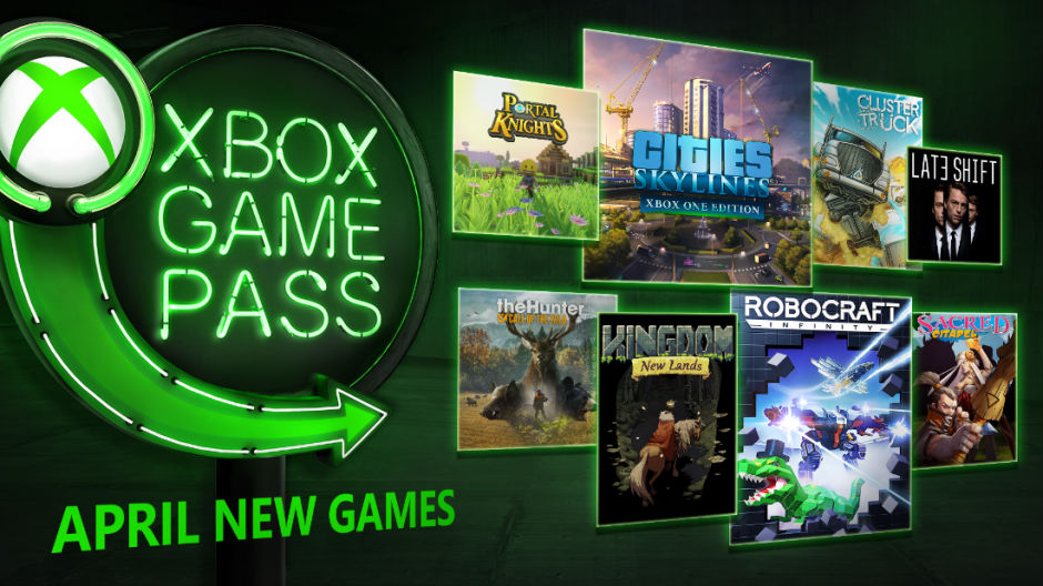 Xbox Game Pass - April 2018