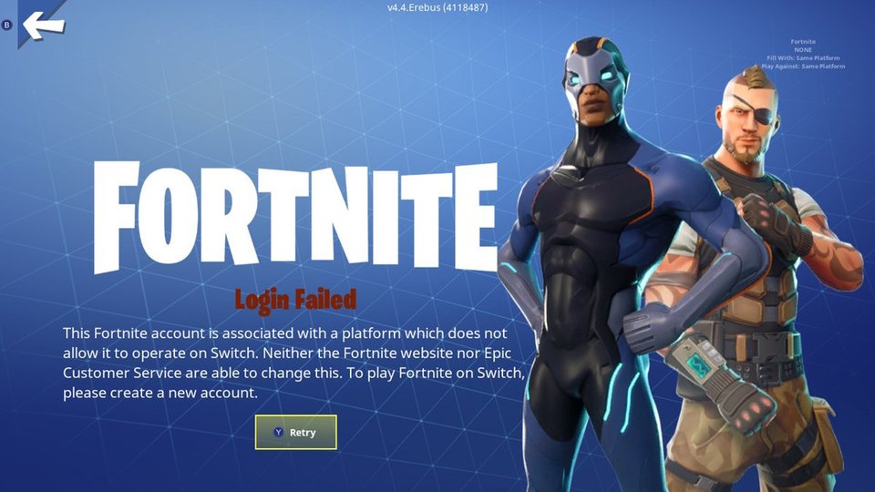 Fortnite Nintendo Switch