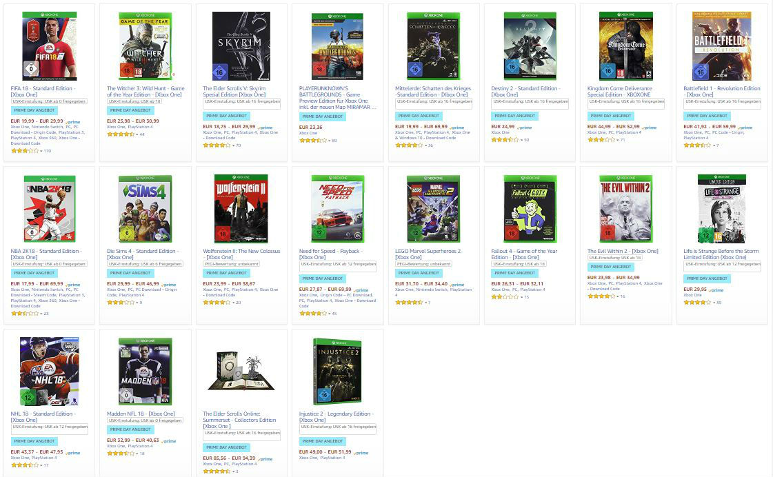 Amazon Prime Day mit vielen Angeboten gestartet 🎮 InsideXbox.de