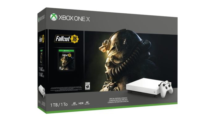 Xbox One X Robot White Special Edition Fallout 76 Bundle Xbox One X Robot White Special Edition Fallout 76 Bundle