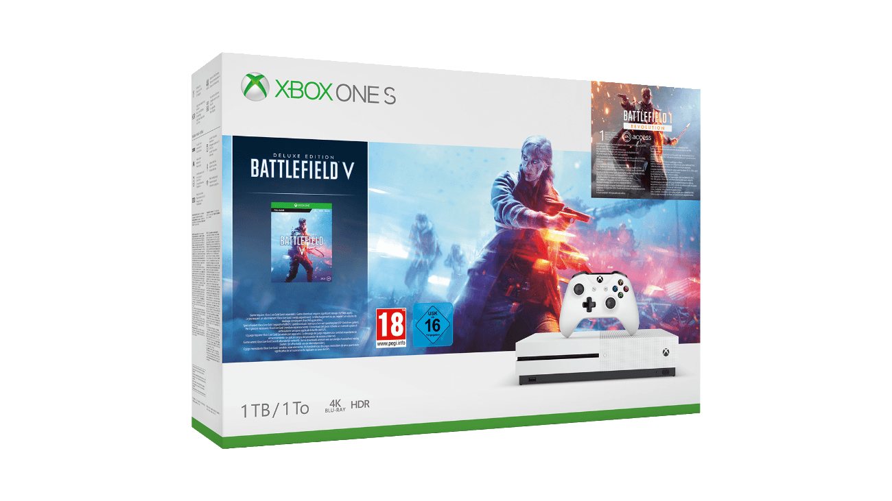 Xbox One S 1TB - Battlefield V Bundle