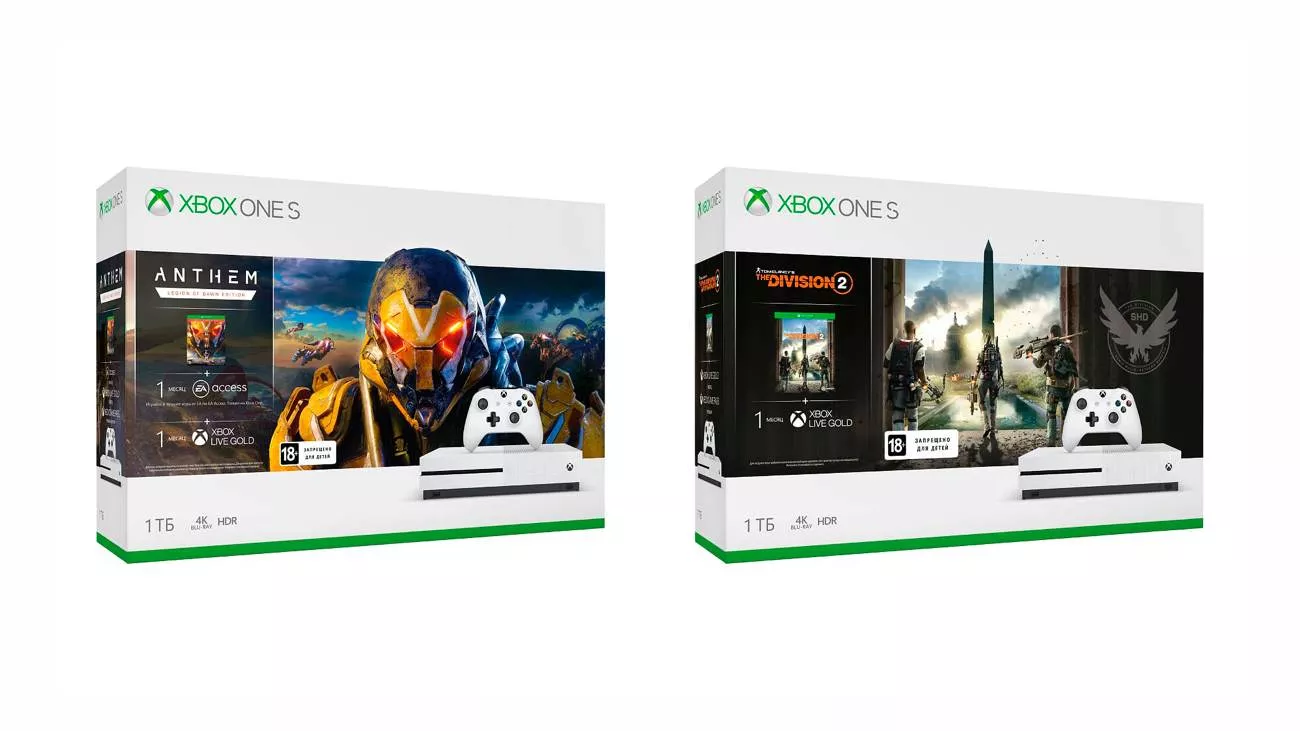 Anthem & The Division Xbox One S