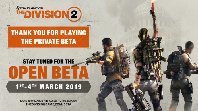 The Division 2 Open Beta The Division 2 Open Beta