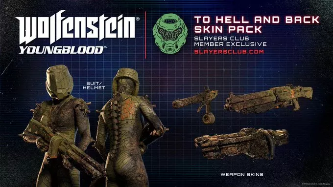 #DOOM Skin-Paket für Wolfenstein: Youngblood