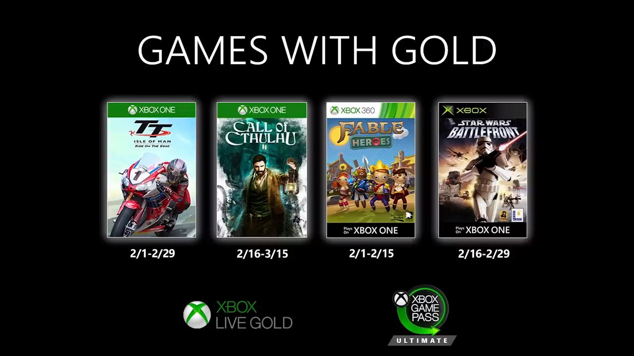 Games with Gold - Februar 2020