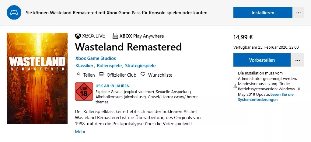 Wasteland Remastered