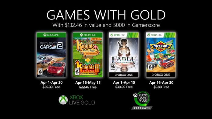 Games with Gold - April 2020 Games with Gold - April 2020