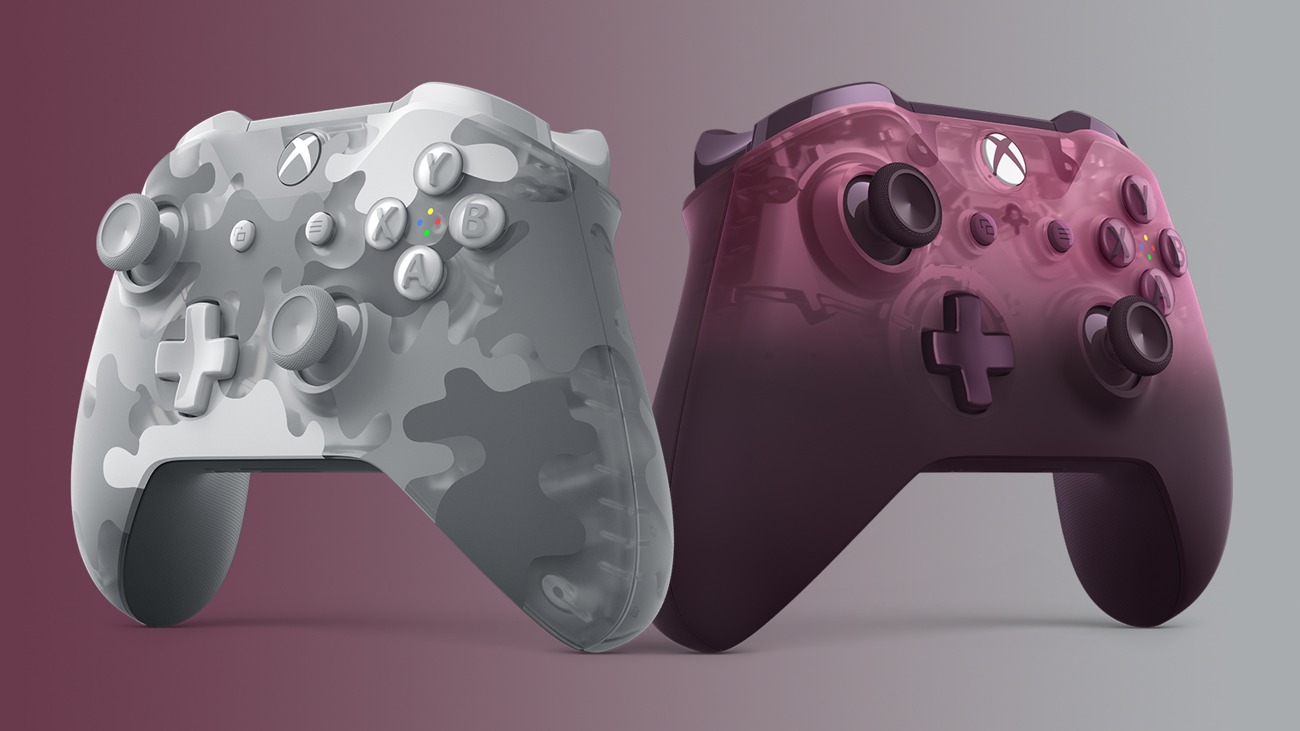 Xbox One: Phantom Magenta Special Edition + Arctic Camo Special Edition Controller