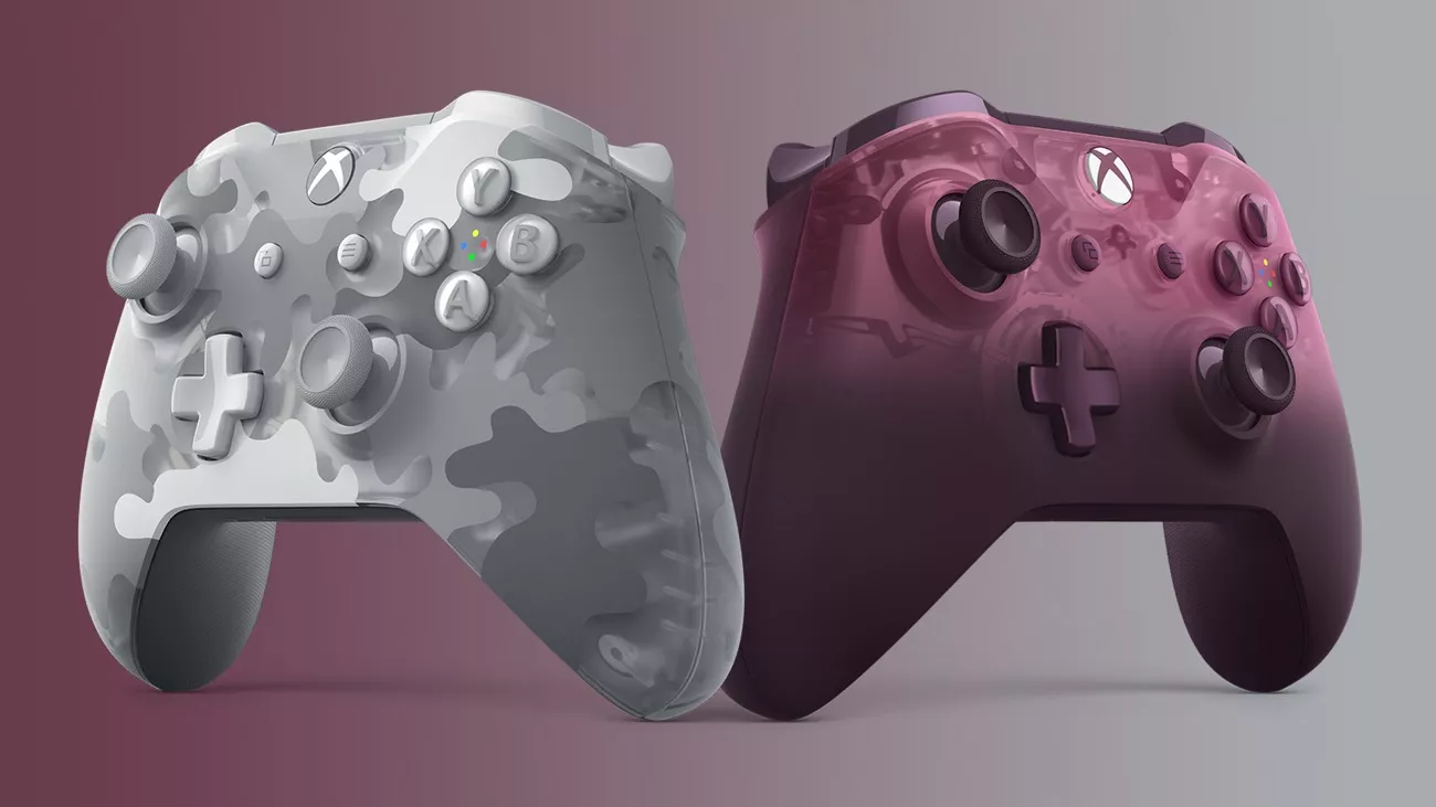 Xbox One: Phantom Magenta Special Edition + Arctic Camo Special Edition Controller