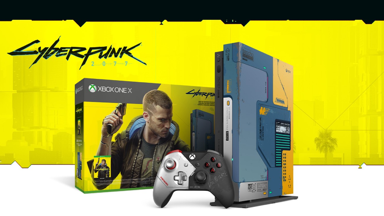 Xbox One X Cyberpunk 2077 Limited Edition Bundle
