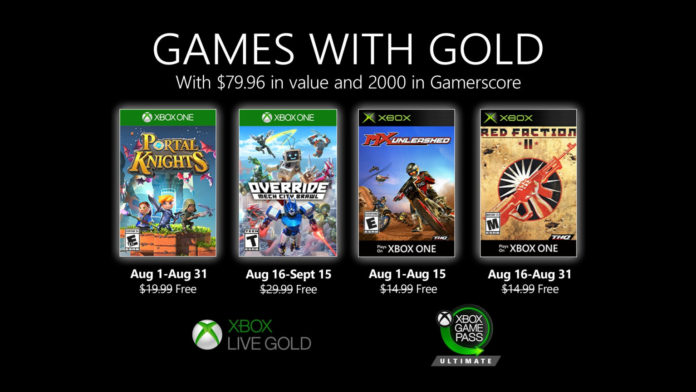 Games with Gold - August 2020 Games with Gold - August 2020