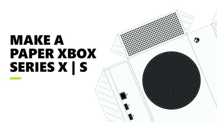 Xbox Series X|S Bastelbogen Xbox Series X|S Bastelbogen