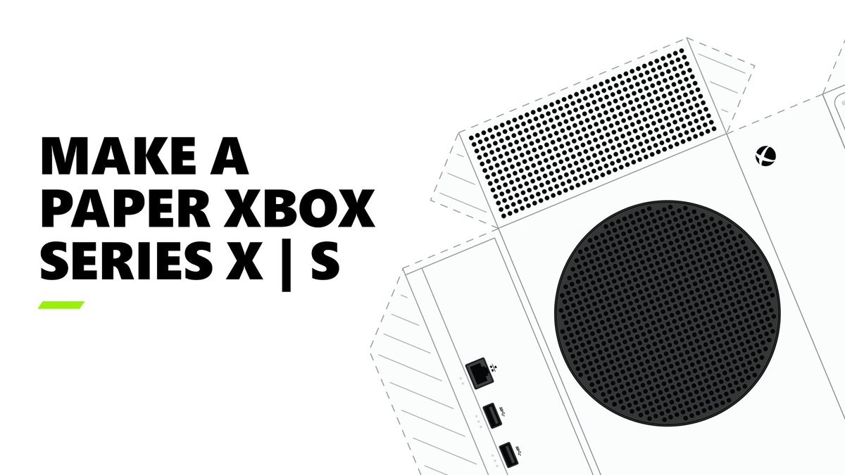 Xbox Series X|S Bastelbogen