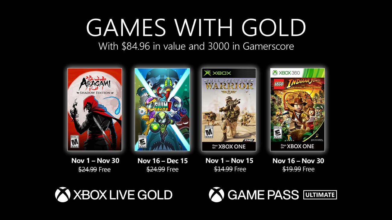 Games with Gold - November 2020