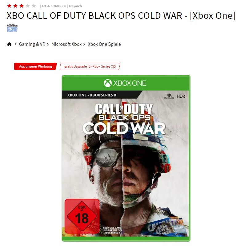 Call of Duty Black Ops: Cold War - MediaMarkt