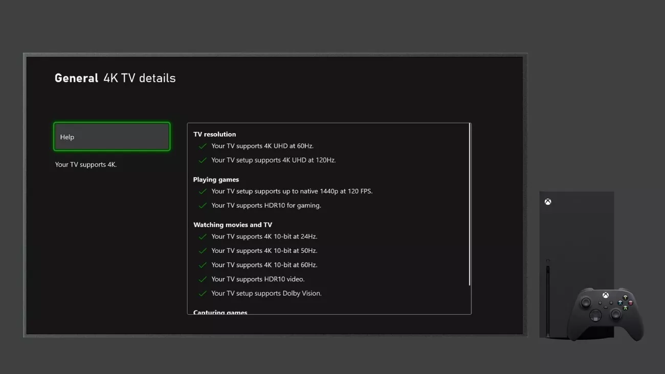 Xbox TV Einstellungen