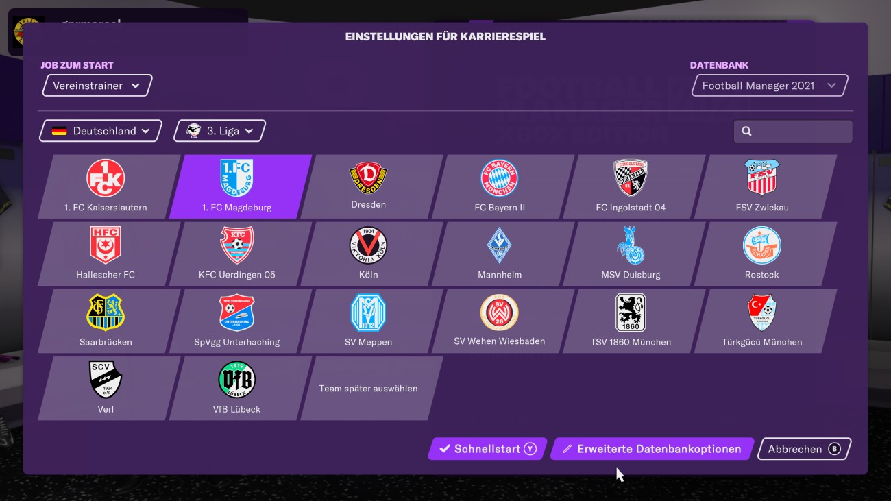 Football Manager 2021 XBOX Edition
