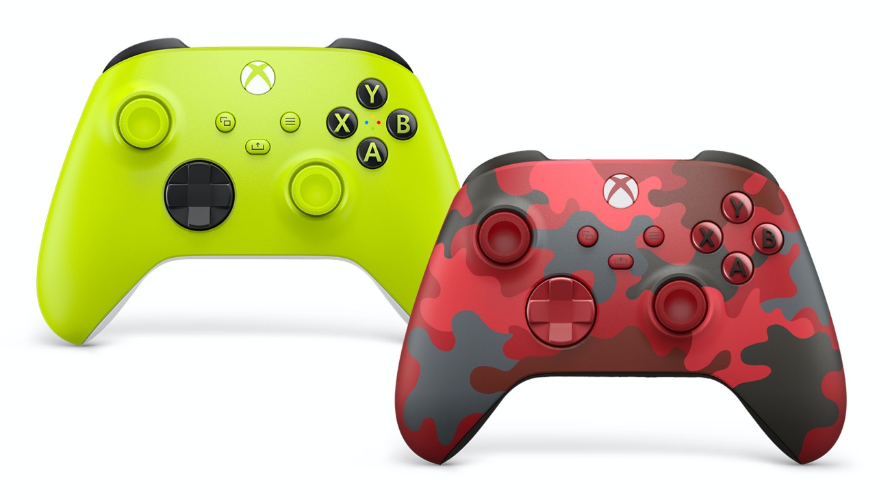 Xbox Wireless Controller Electric Volt und Daystrike Camo Special Edition